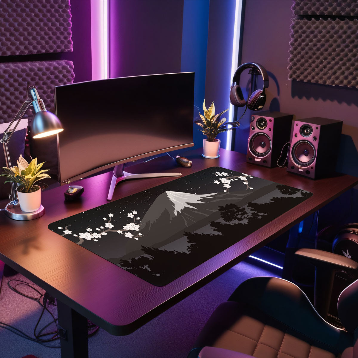 SAKURA NIGHT - XXL Gaming Mauspad