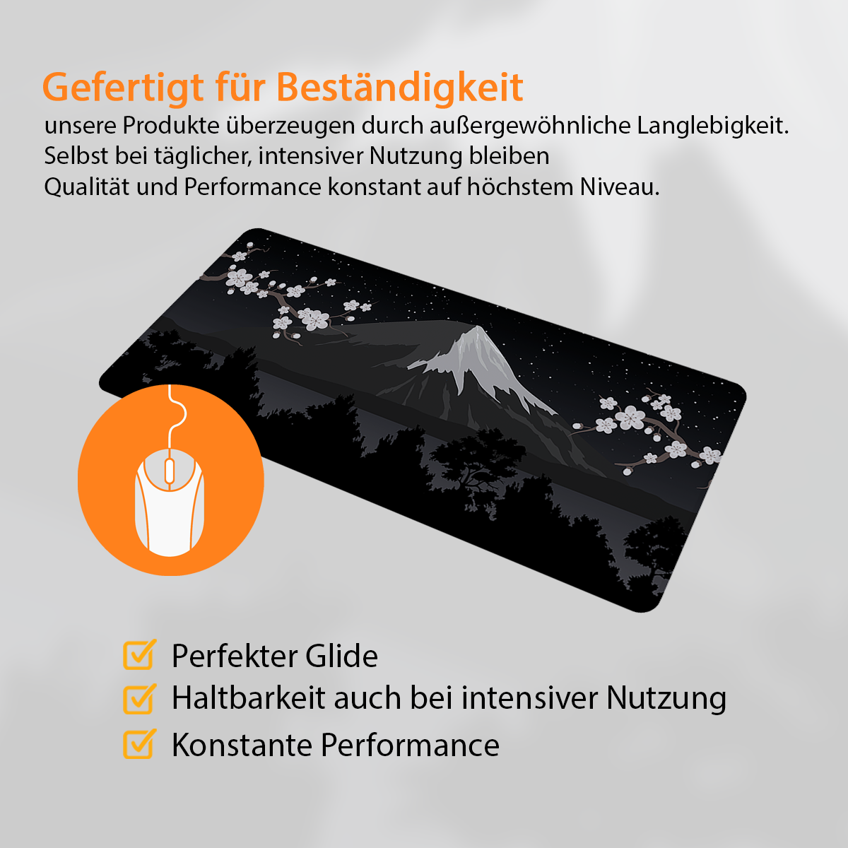 SAKURA NIGHT - XXL Gaming Mauspad