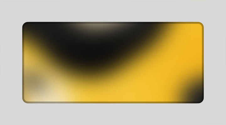 BLURRY YELLOW - Pattern Design - XXL Gaming Mauspad