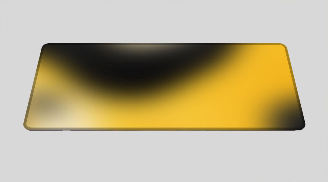 BLURRY YELLOW - Pattern Design - XXL Gaming Mauspad