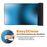 BLURRY BLUE - Pattern Design - XXL Gaming Mauspad