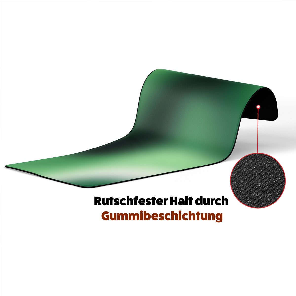 BLURRY GREEN - Pattern Design - XXL Gaming Mauspad