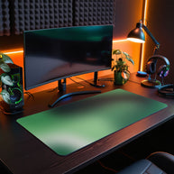 BLURRY GREEN - Pattern Design - XXL Gaming Mauspad