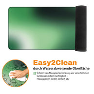 BLURRY GREEN - Pattern Design - XXL Gaming Mauspad