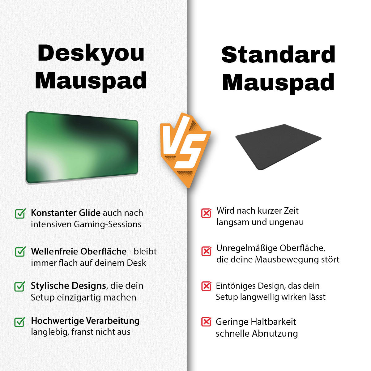 BLURRY GREEN - Pattern Design - XXL Gaming Mauspad