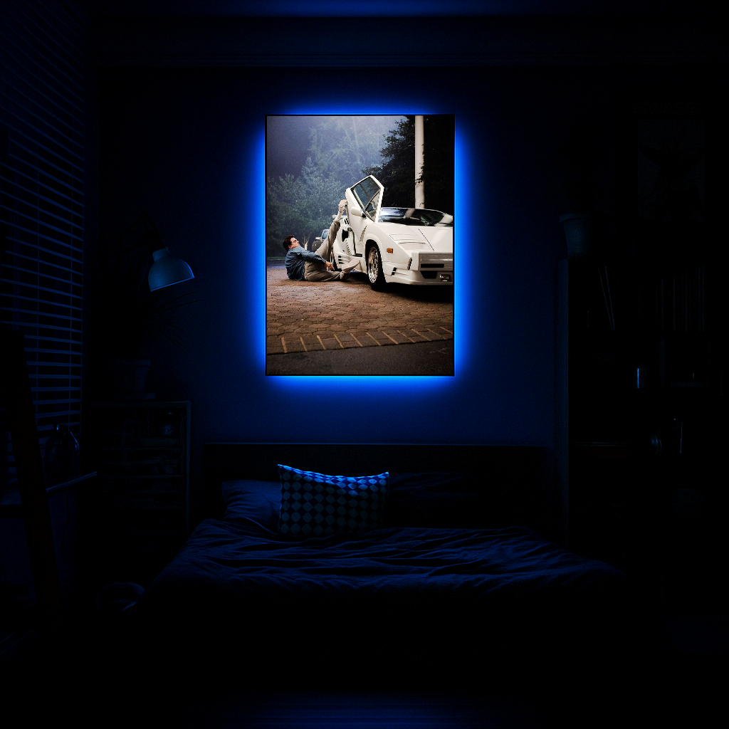 Personalisiert – Dein Design auf einem Loomframe-LED-Bild