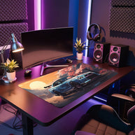 BLUE SKYLINE - Car Design - XXL Gaming Mauspad