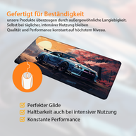 BLUE SKYLINE - Car Design - XXL Gaming Mauspad