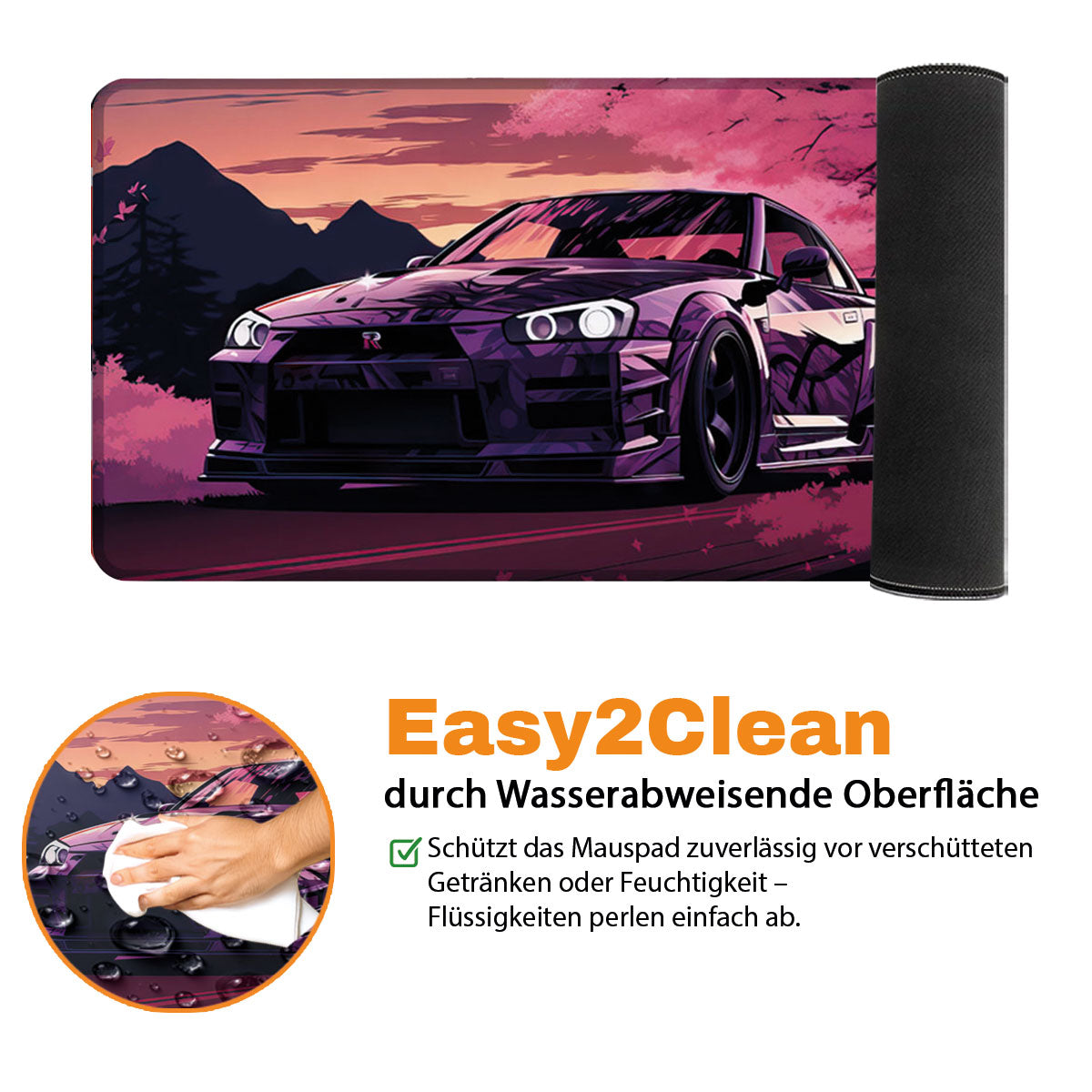 GTR - Car Design - XXL Gaming Mauspad