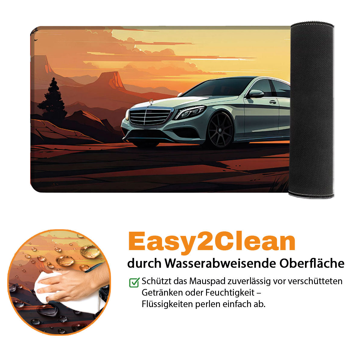 MOUNTAIN LIMOUSINE - Car Design - XXL Gaming Mauspad