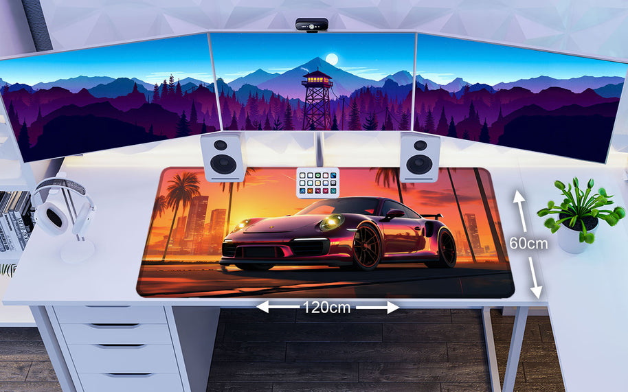 MIAMI - Car Design - XXL Gaming Mauspad