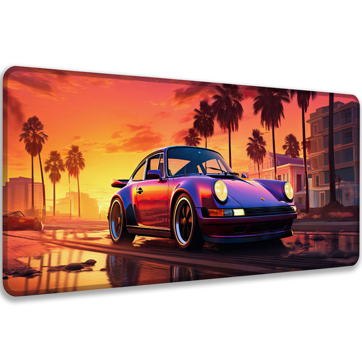 MIAMI OLDTIMER - Car Design - XXL Gaming Mauspad