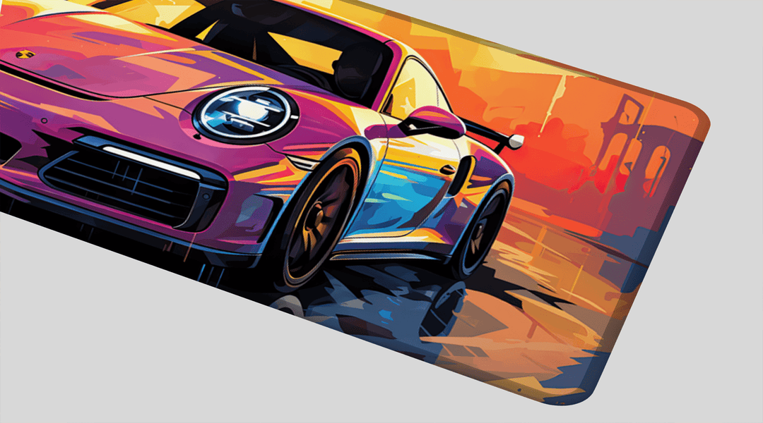 PINK 911 - Car Design - XXL Gaming Mauspad