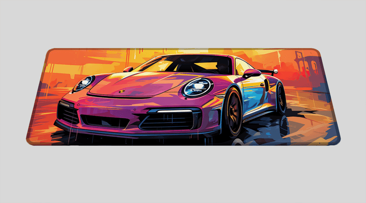 PINK 911 - Car Design - XXL Gaming Mauspad