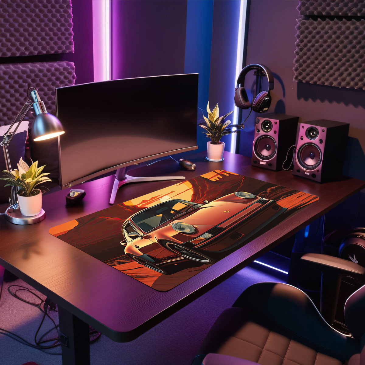 RED 911 - Car Design - XXL Gaming Mauspad