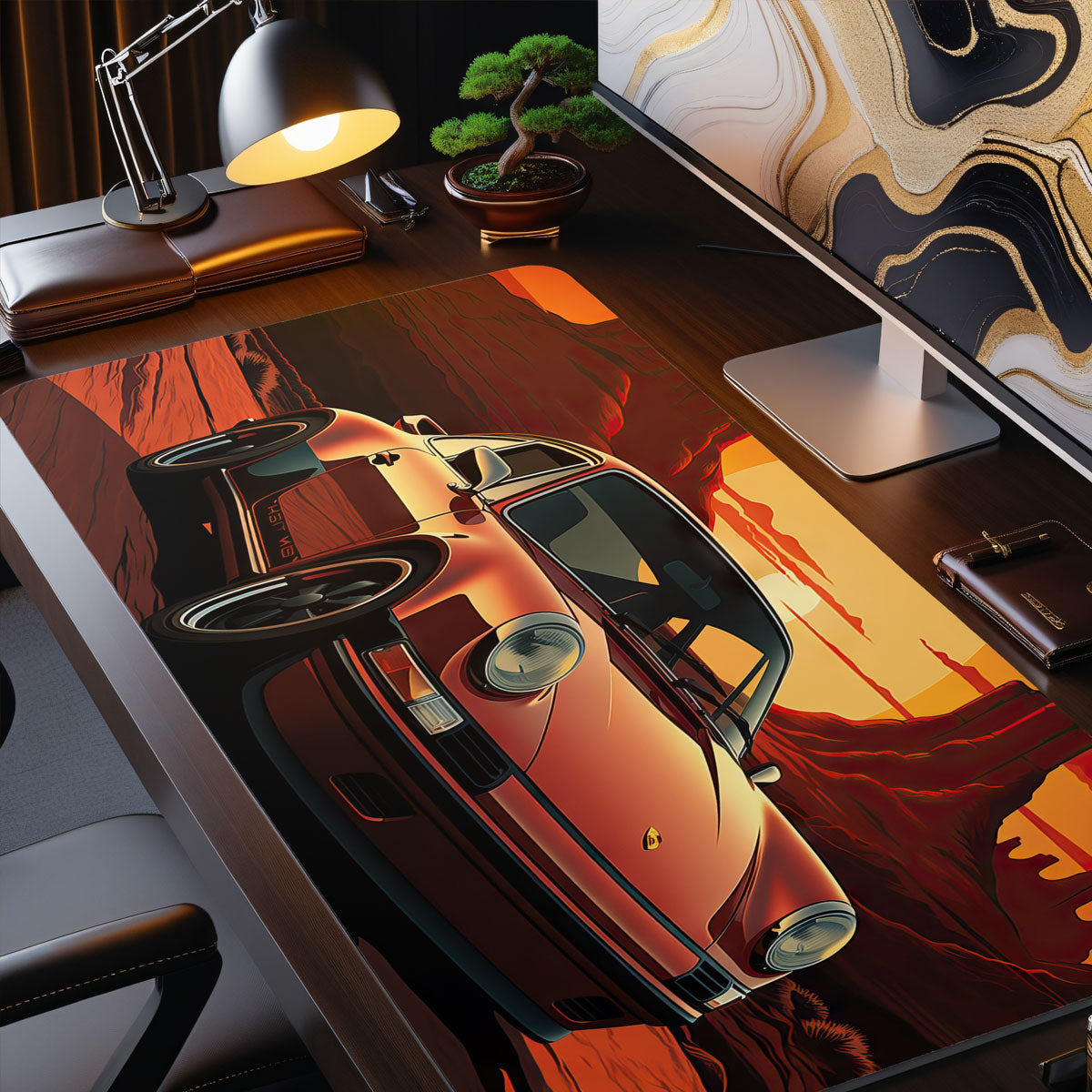 RED 911 - Car Design - XXL Gaming Mauspad