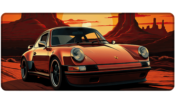 RED 911 - Car Design - XXL Gaming Mauspad