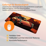 RED 911 - Car Design - XXL Gaming Mauspad