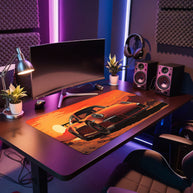 ORANGE 911 - Car Design - XXL Gaming Mauspad