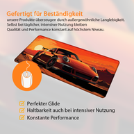 ORANGE 911 - Car Design - XXL Gaming Mauspad