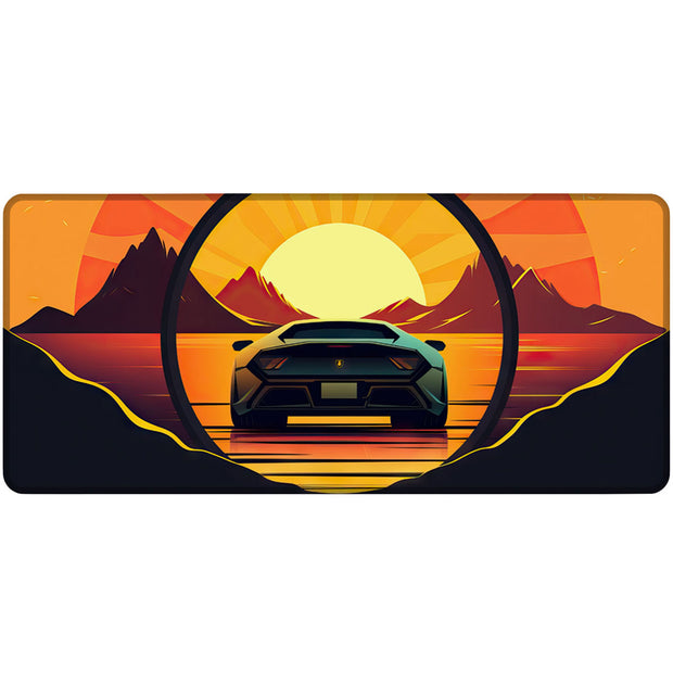 SUNSET SPORTSCAR - Car Design - XXL Gaming Mauspad