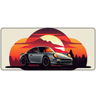 SILVER 911 - Car Design - XXL Gaming Mauspad