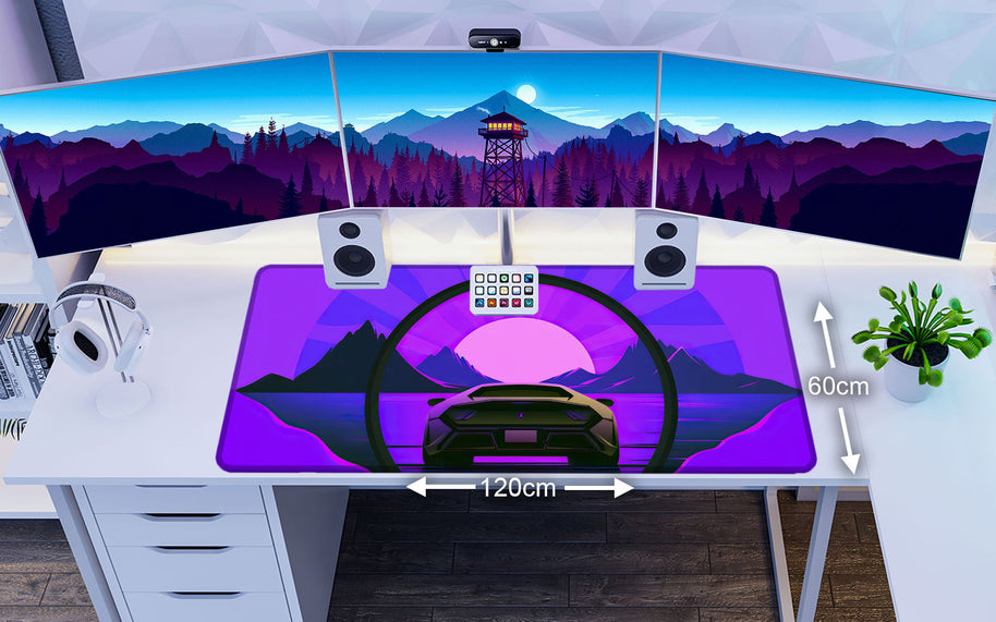 SPORTSCAR PURPLE - Car Design - XXL Gaming Mauspad