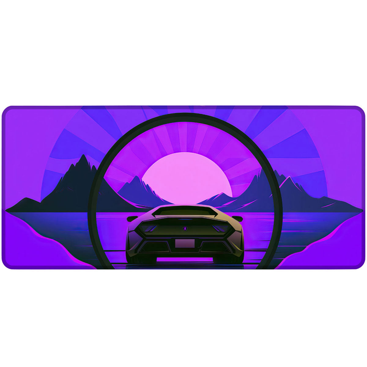 SPORTSCAR PURPLE - Car Design - XXL Gaming Mauspad