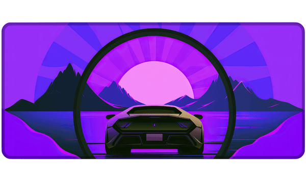 SPORTSCAR PURPLE - Car Design - XXL Gaming Mauspad