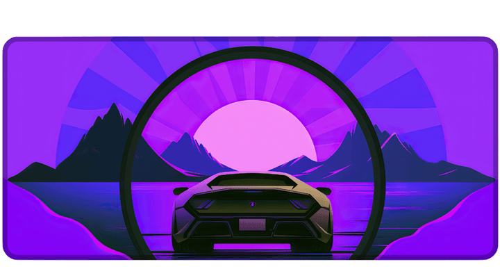 SPORTSCAR PURPLE - Car Design - XXL Gaming Mauspad