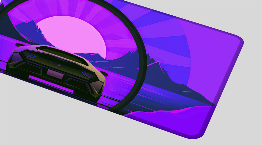 SPORTSCAR PURPLE - Car Design - XXL Gaming Mauspad
