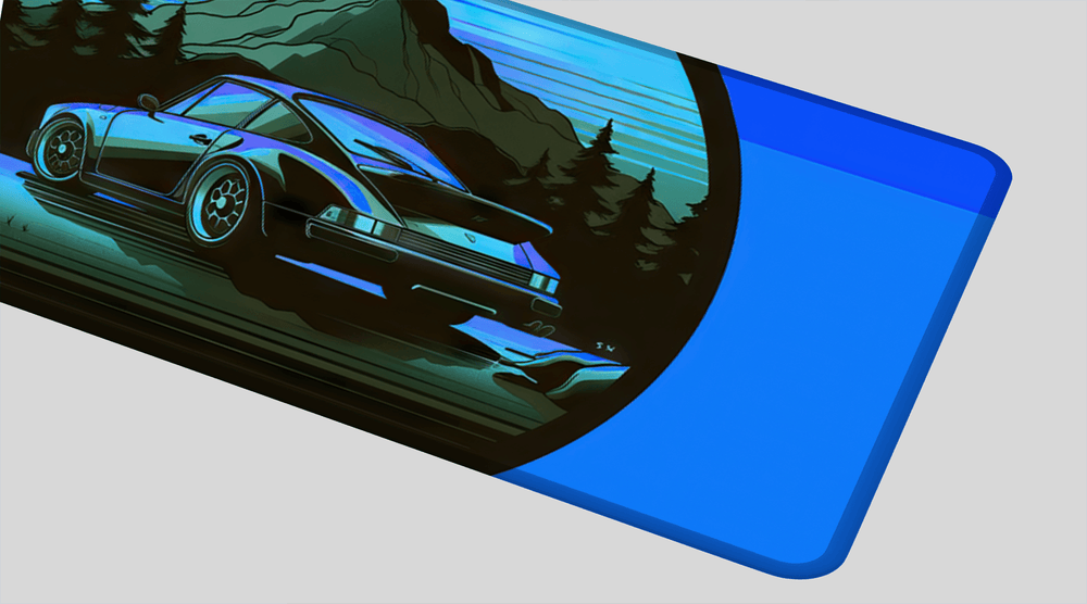 912 BLUE - Car Design - XXL Gaming Mauspad