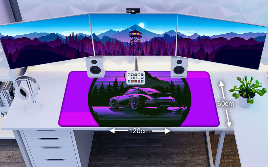 911 PINK - Car Design - XXL Gaming Mauspad