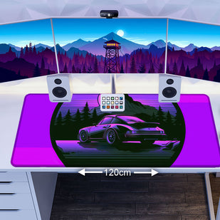 911 PINK - Car Design - XXL Gaming Mauspad