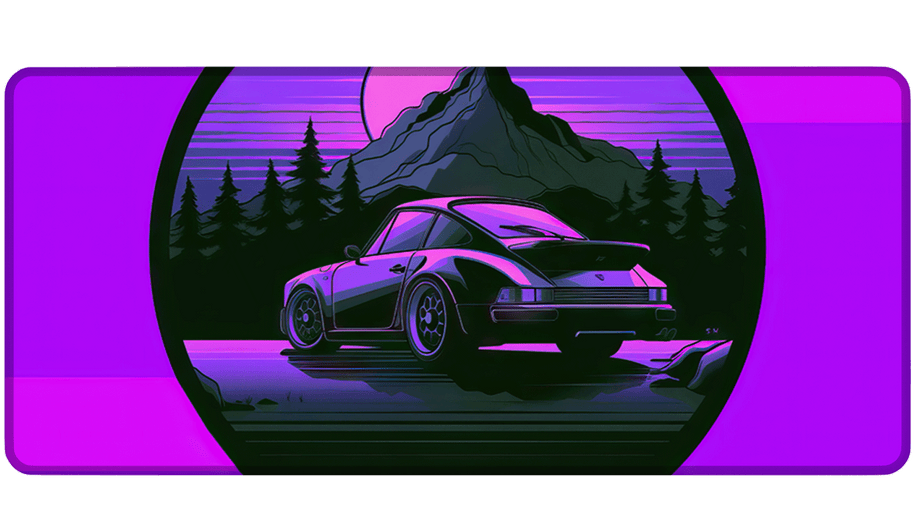 911 PINK - Car Design - XXL Gaming Mauspad