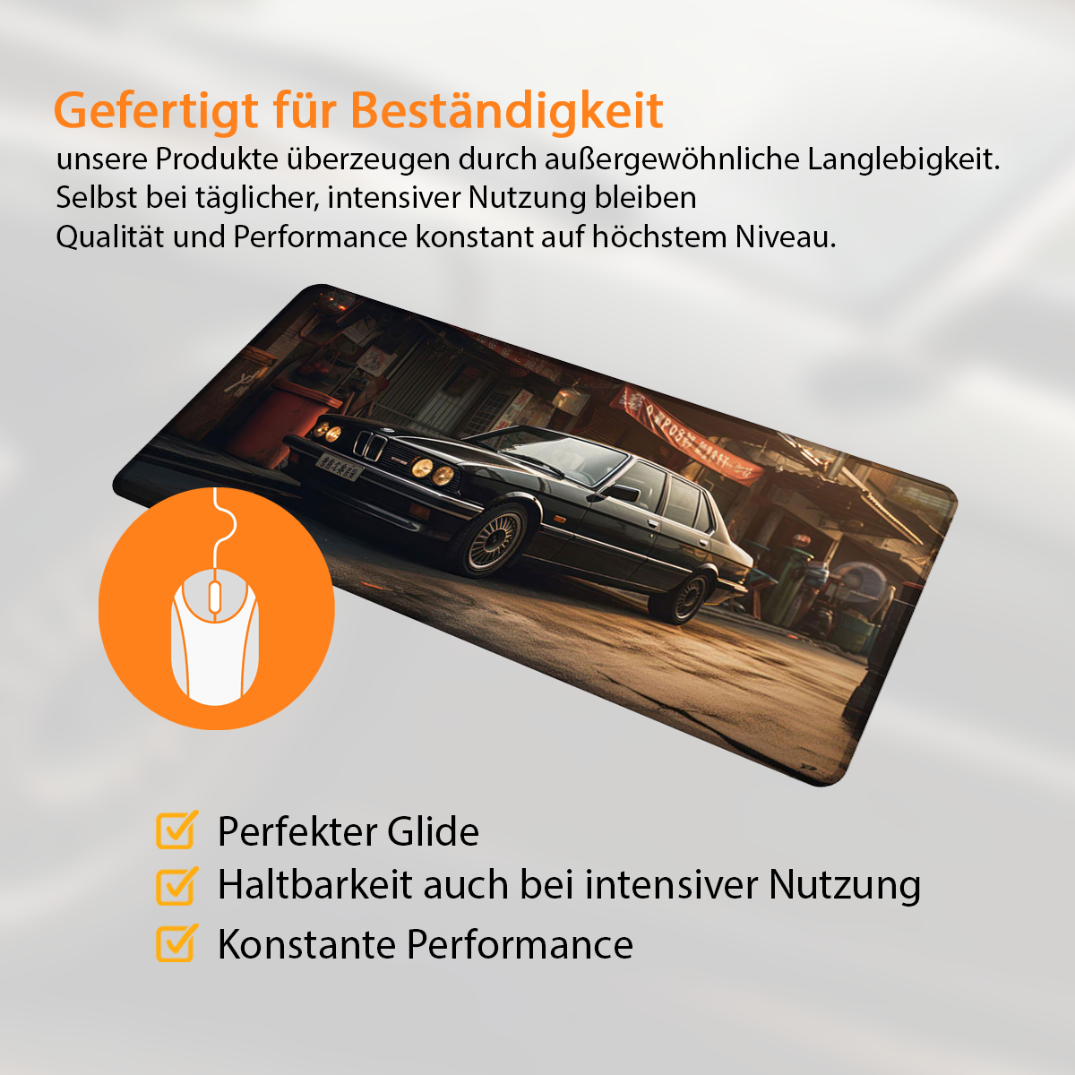 Black Car China - Car Design - XXL Gaming Mauspad