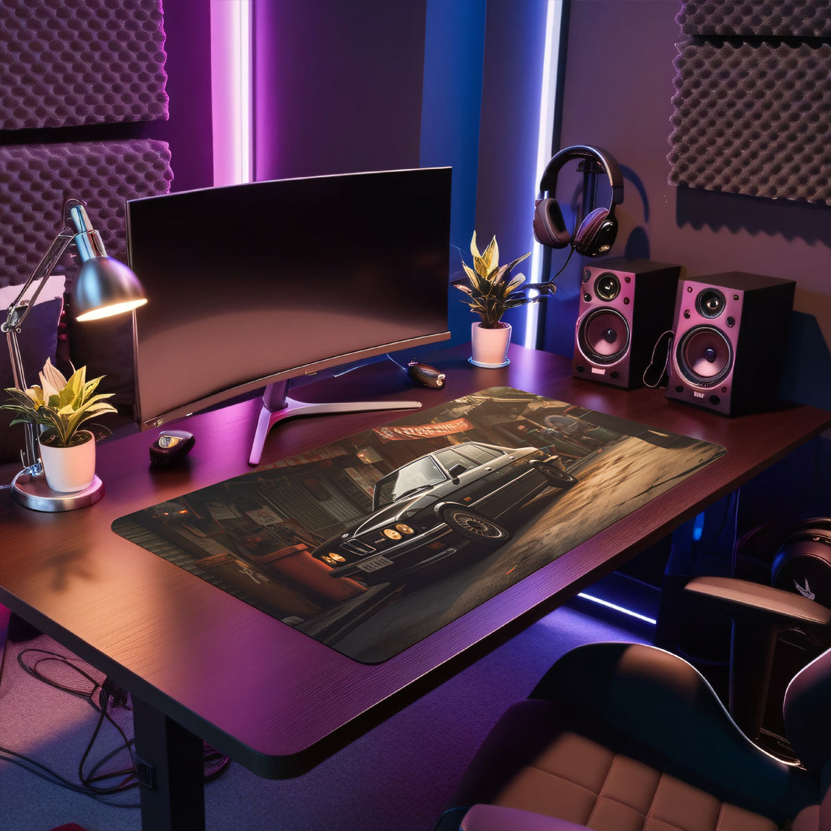 Black Car China - Car Design - XXL Gaming Mauspad