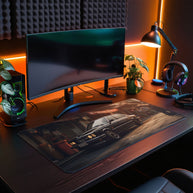 Black Car China - Car Design - XXL Gaming Mauspad