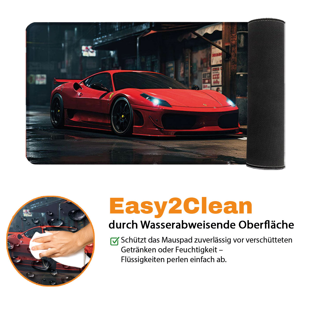 Ferrari China - Car Design - XXL Gaming Mauspad