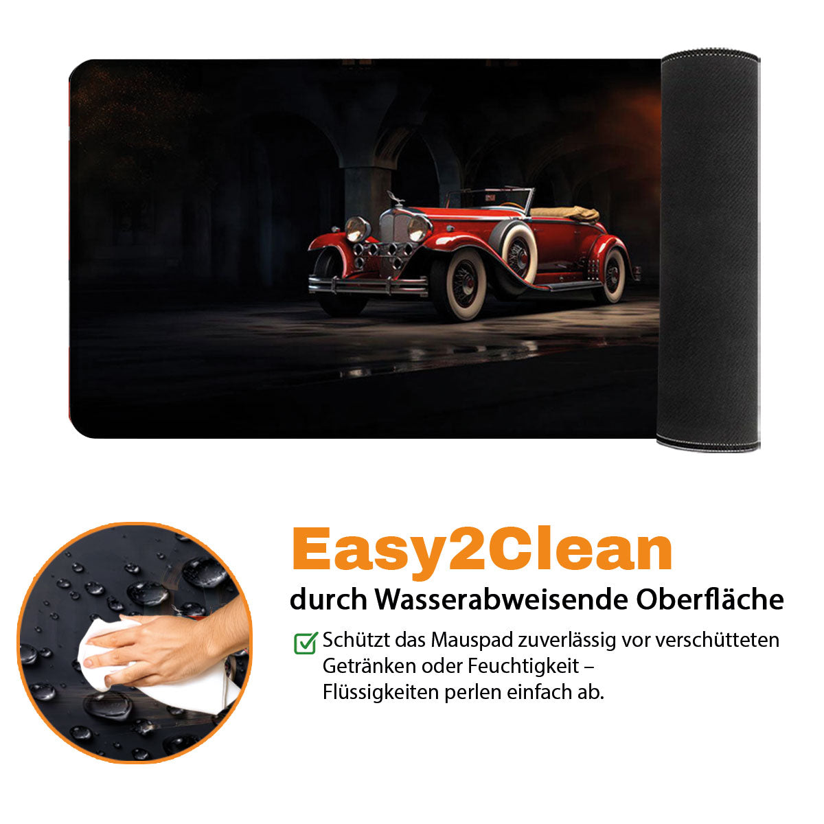 Classic Car #2 - Car Design - XXL Gaming Mauspad