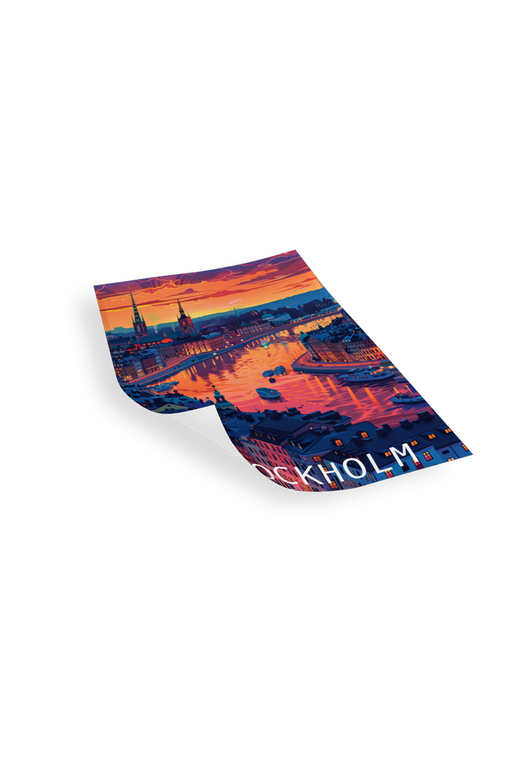 STOCKHOLM - Bilderfolie für LED Rahmen