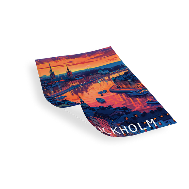 STOCKHOLM - Bilderfolie für LED Rahmen