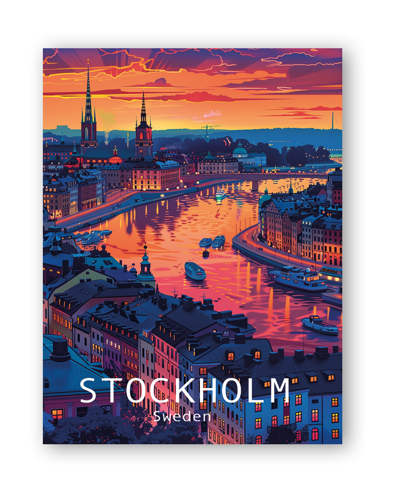 STOCKHOLM - Bilderfolie für LED Rahmen