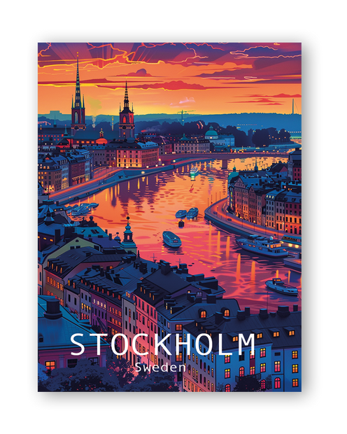 STOCKHOLM - Bilderfolie für LED Rahmen
