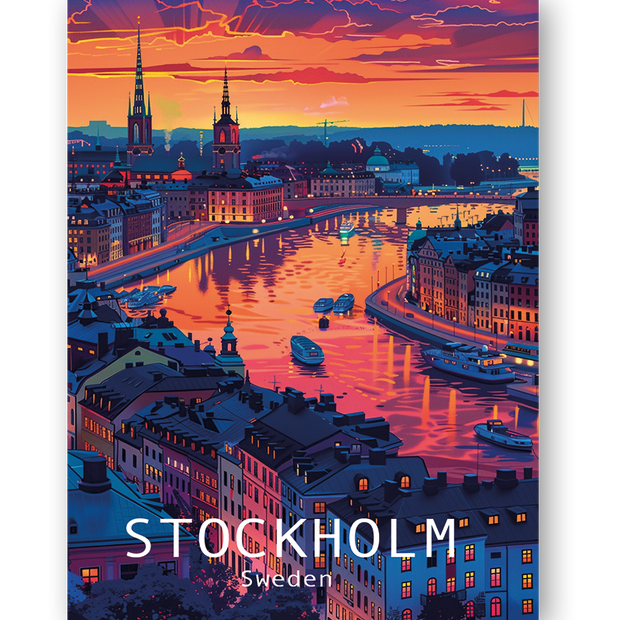 STOCKHOLM - Bilderfolie für LED Rahmen