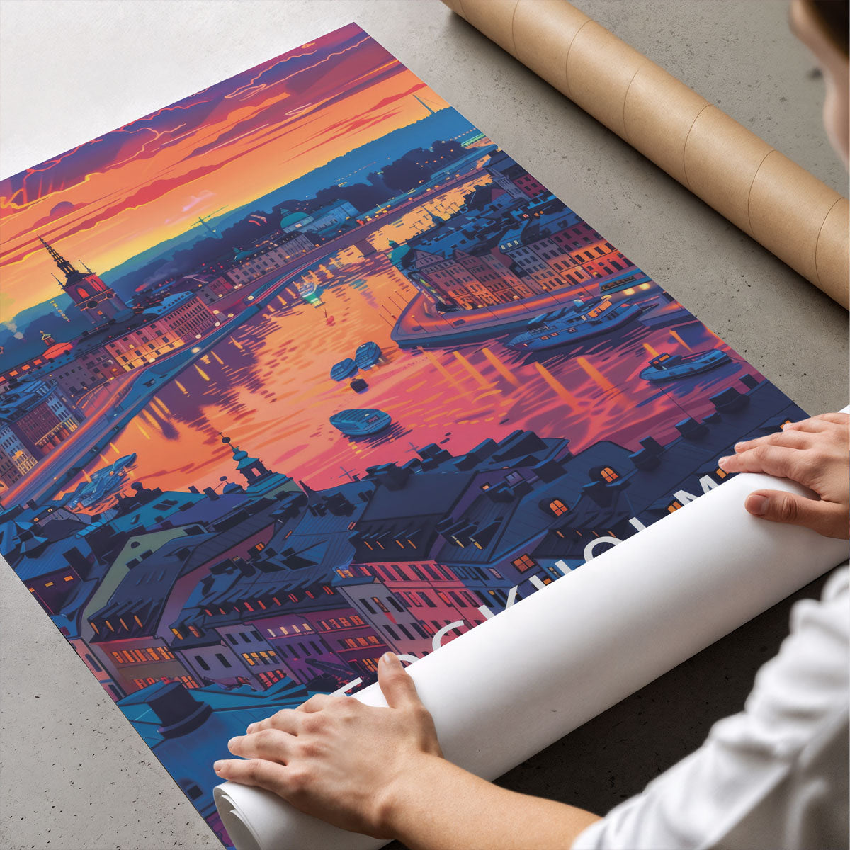 STOCKHOLM - Deskyou Poster