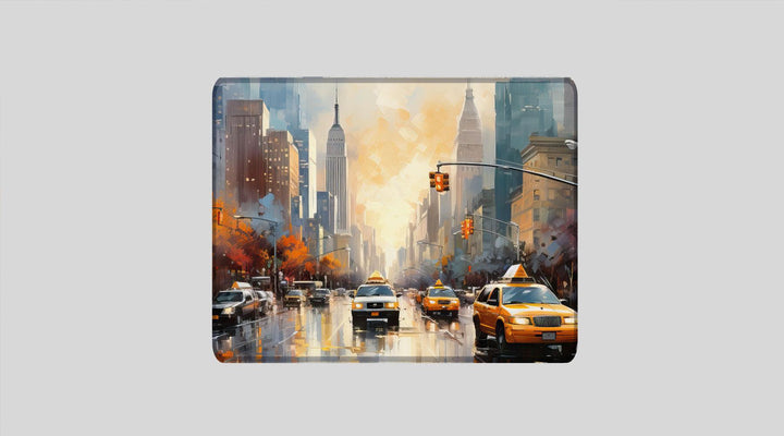 NEW YORK OIL PAINTING - City Design - XXL Gaming Mauspad