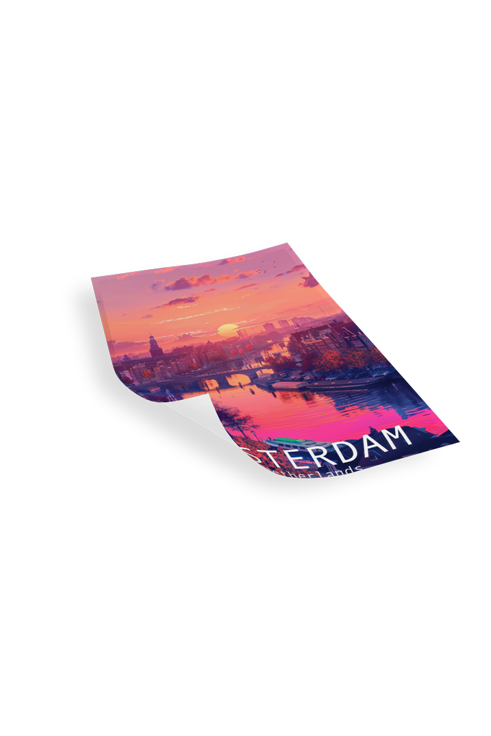 AMSTERDAM - Bilderfolie für LED Rahmen