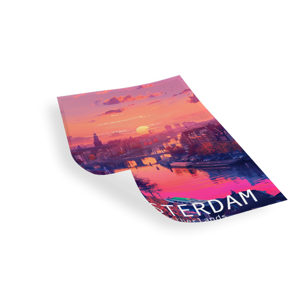 AMSTERDAM - Bilderfolie für LED Rahmen