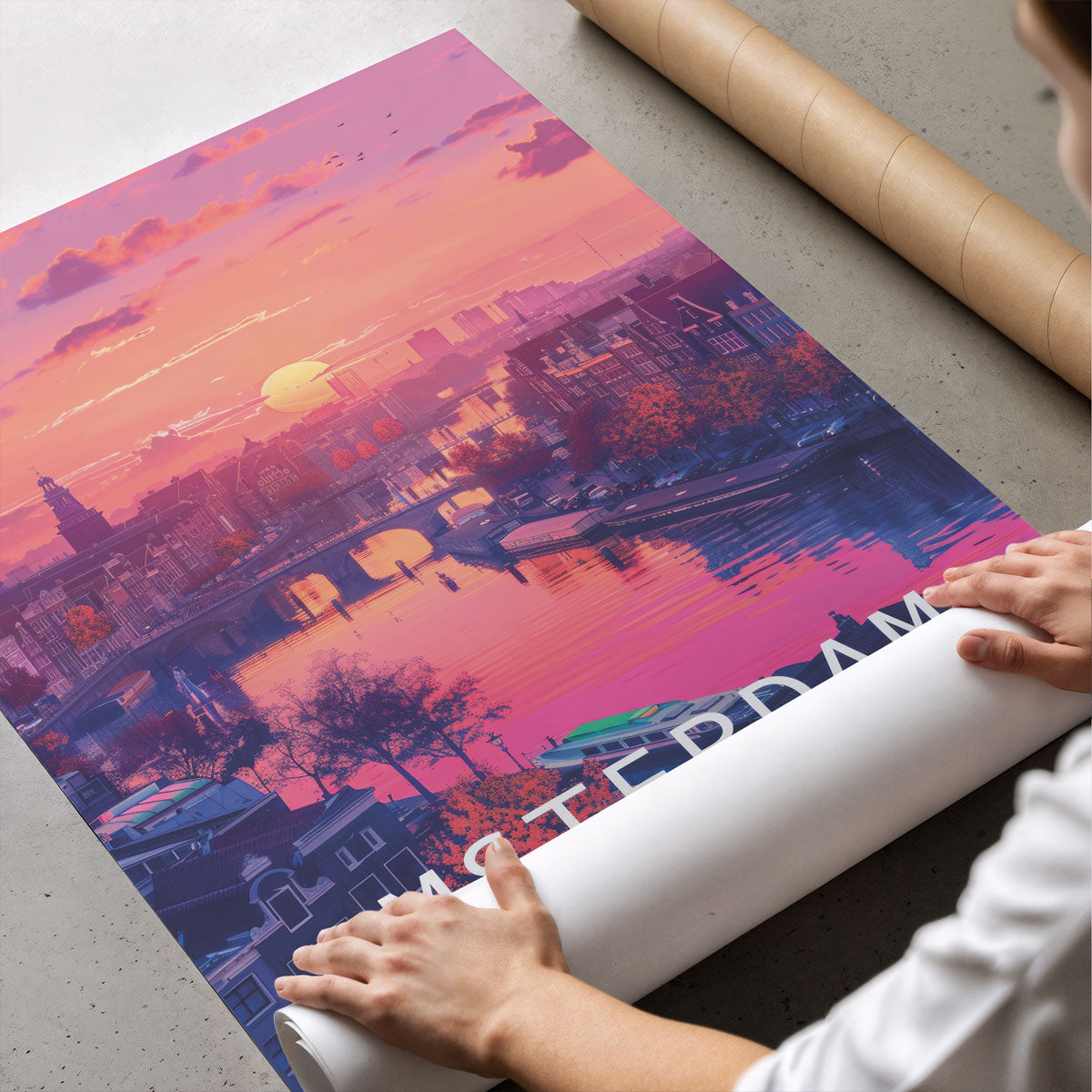 AMSTERDAM - Deskyou Poster